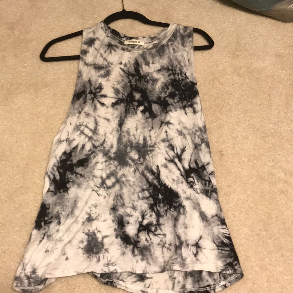 Tie dye sleeveless top